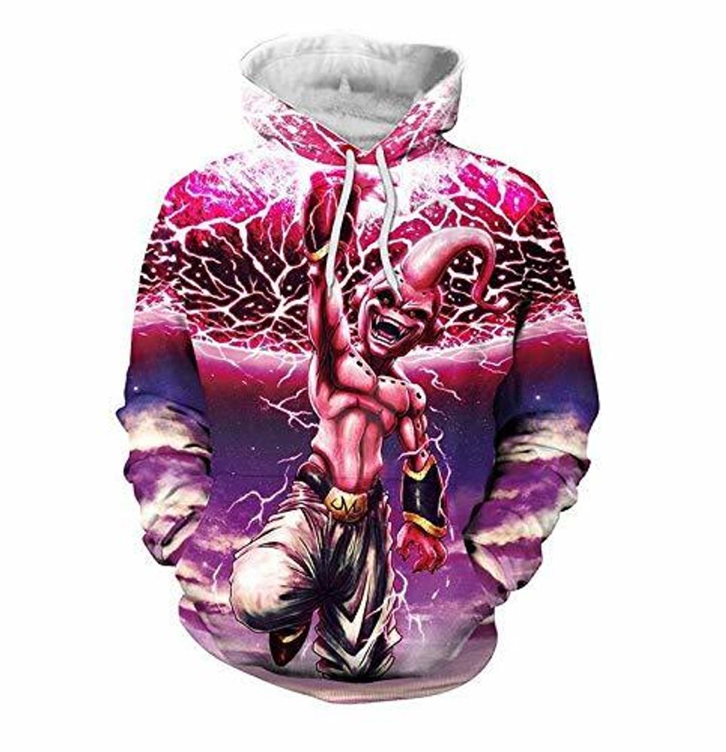 Products BEAUTYL Dragon Ball Majin Buu Sudadera con Capucha con Estampado Digital 3D