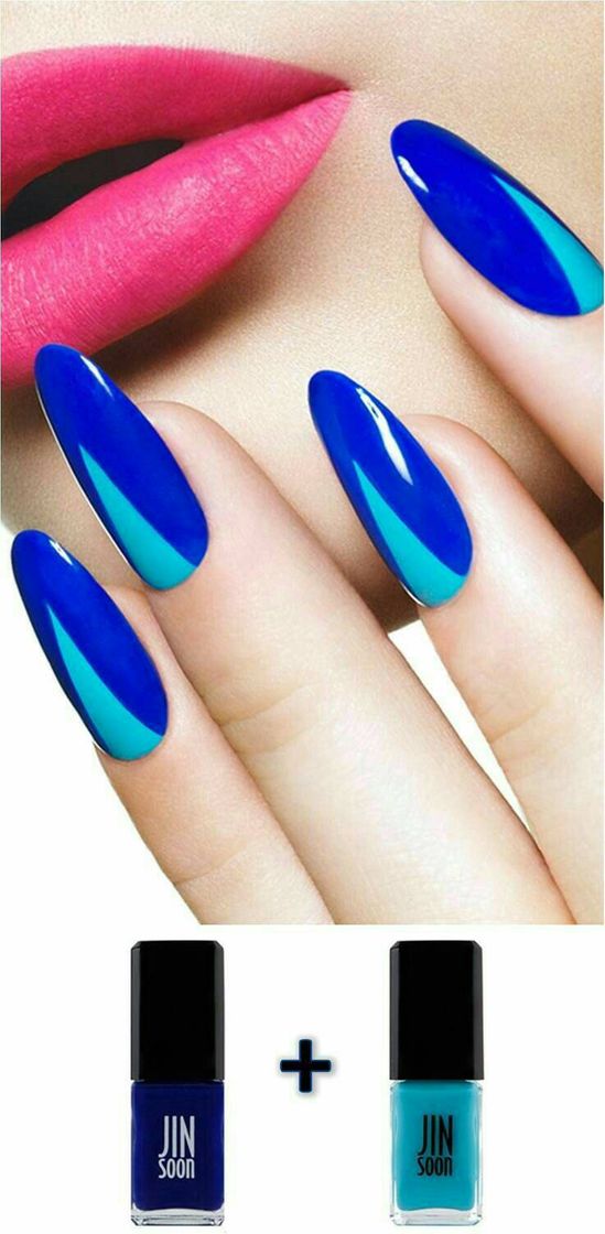 Fashion Uñas en tonos azul✨