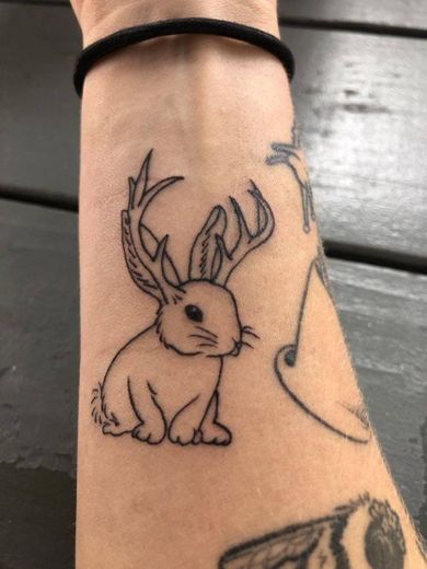 Tatuaje conejo / venado ✨