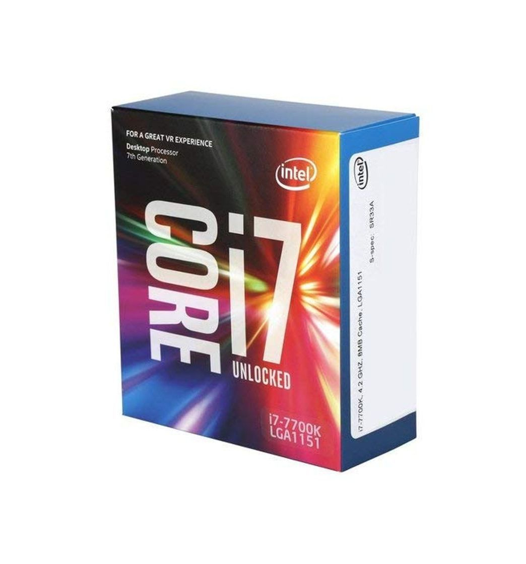 Electronic Intel Core i7-7700K - Procesador con tecnología Kaby Lake