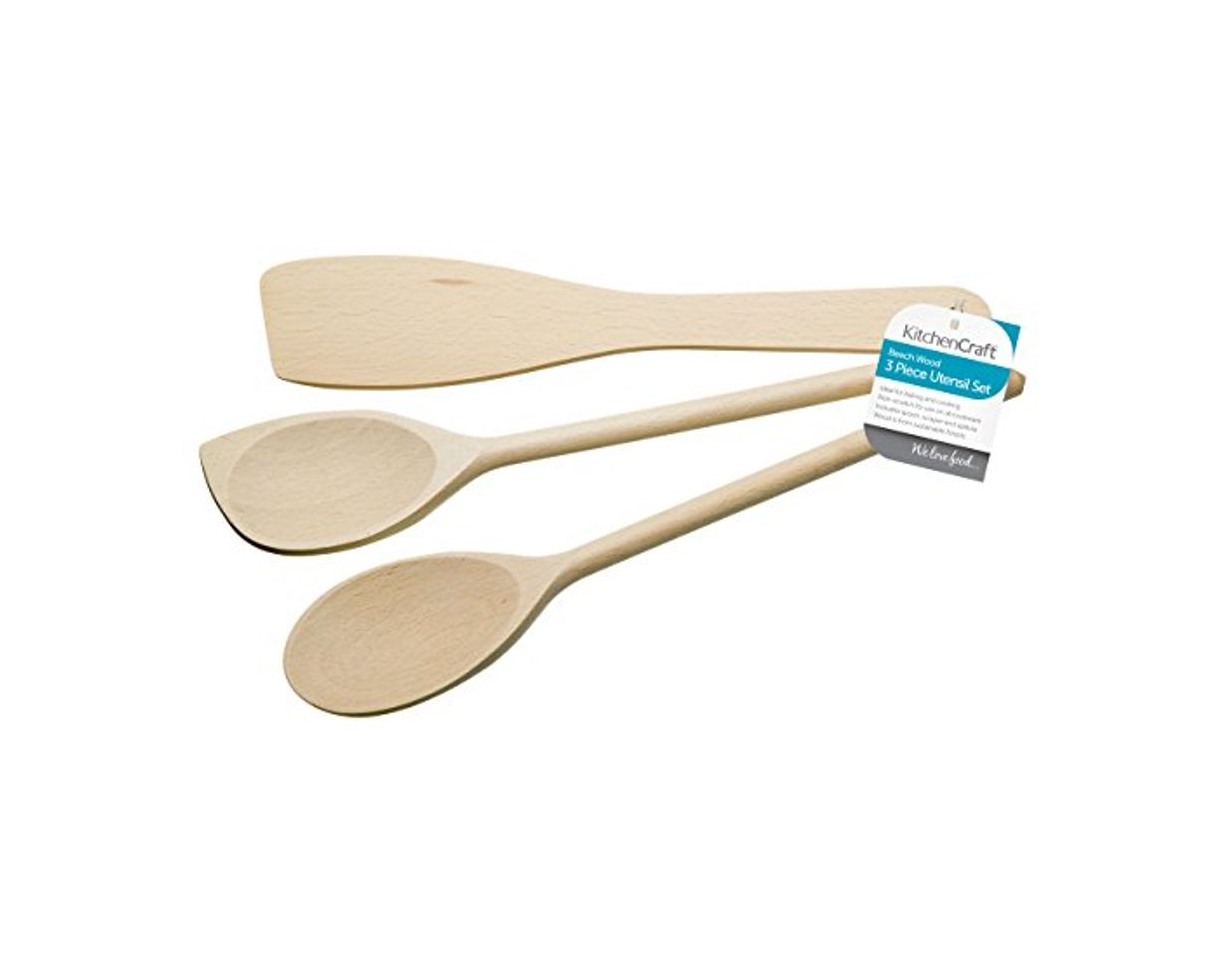 Producto Kitchen Craft Conjunto de Tres Utensilios de Madera