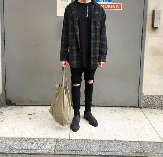 Dark aesthetic outfit male