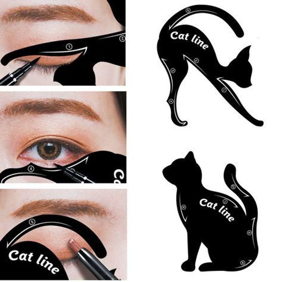 Social Plantilla gato cat eye 