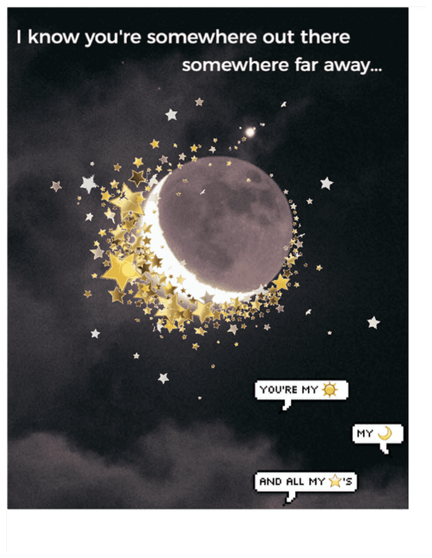 Music Talking to the Moon