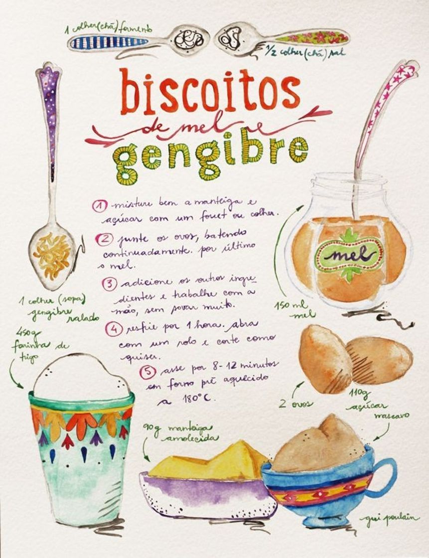 Fashion Biscoito de Mel e gengibre