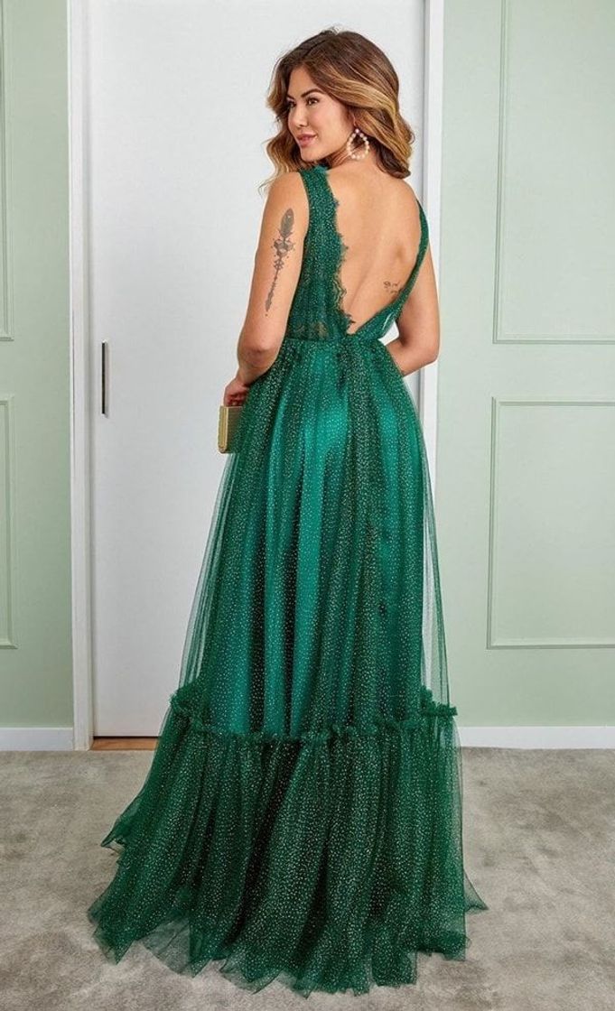 Fashion Vestido verde