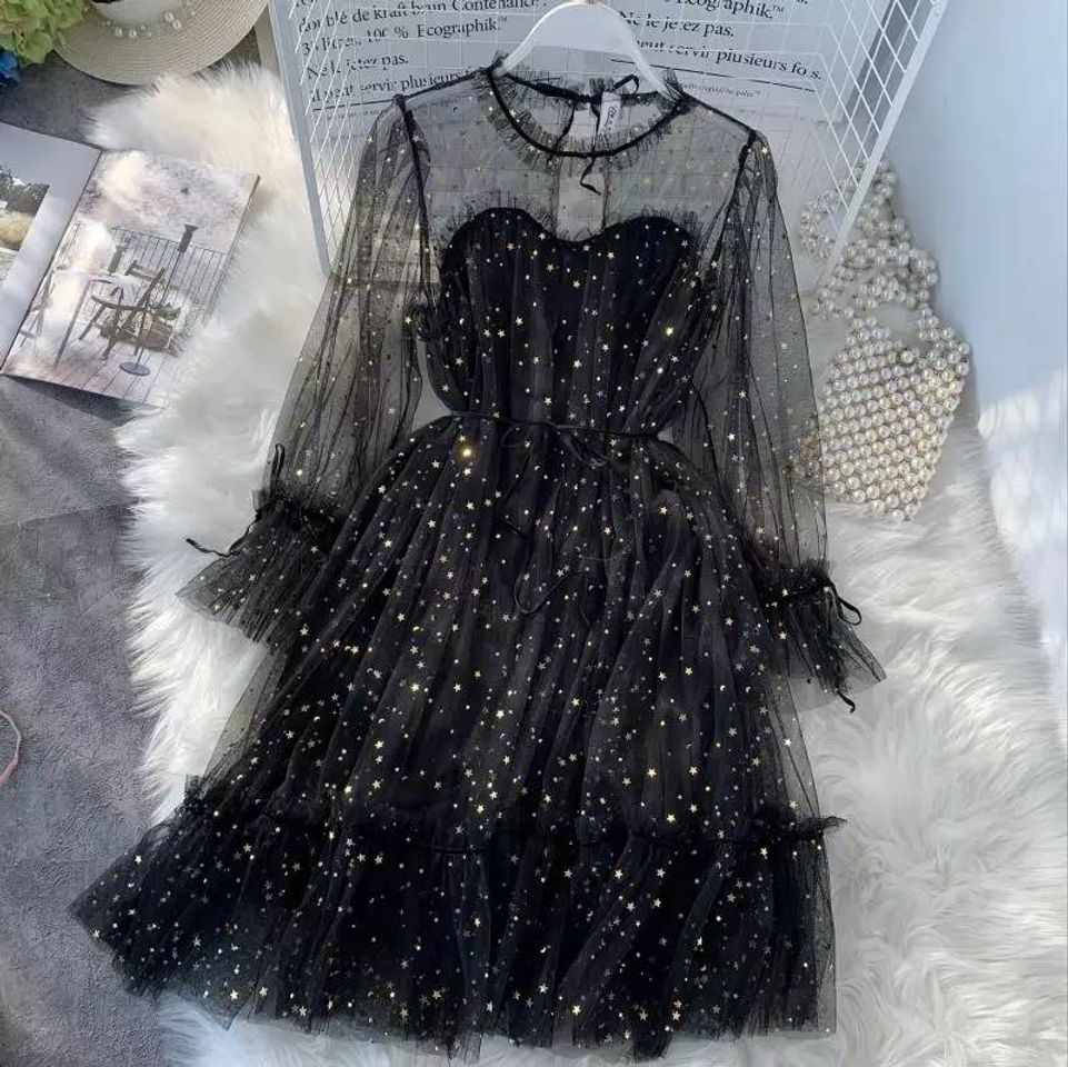 Product Vestido negro de brillitos 🥺💫