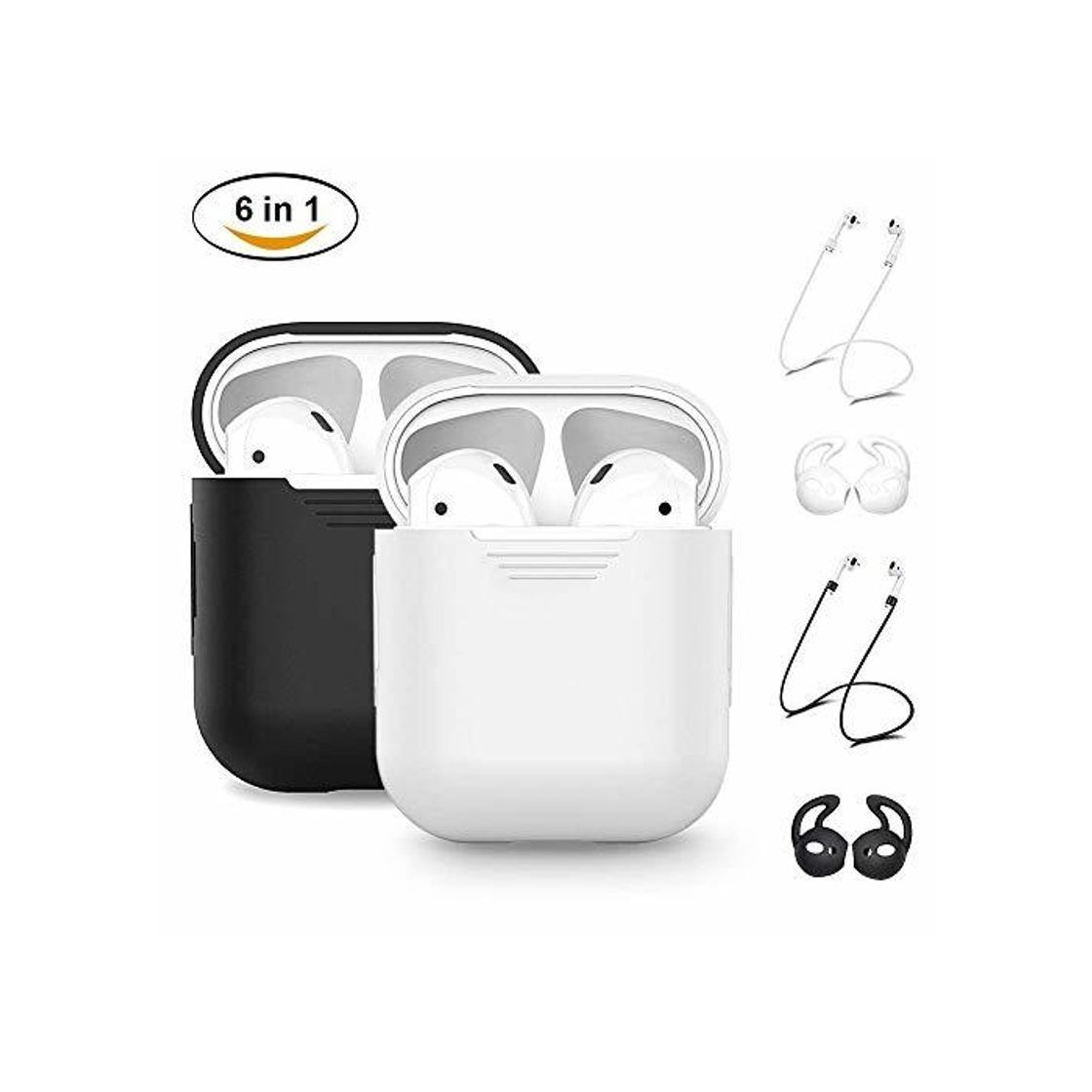 Electronic YCFIRE Funda Protectora para AirPods, AirPods Accesorios Funda y Piel Protectoras de