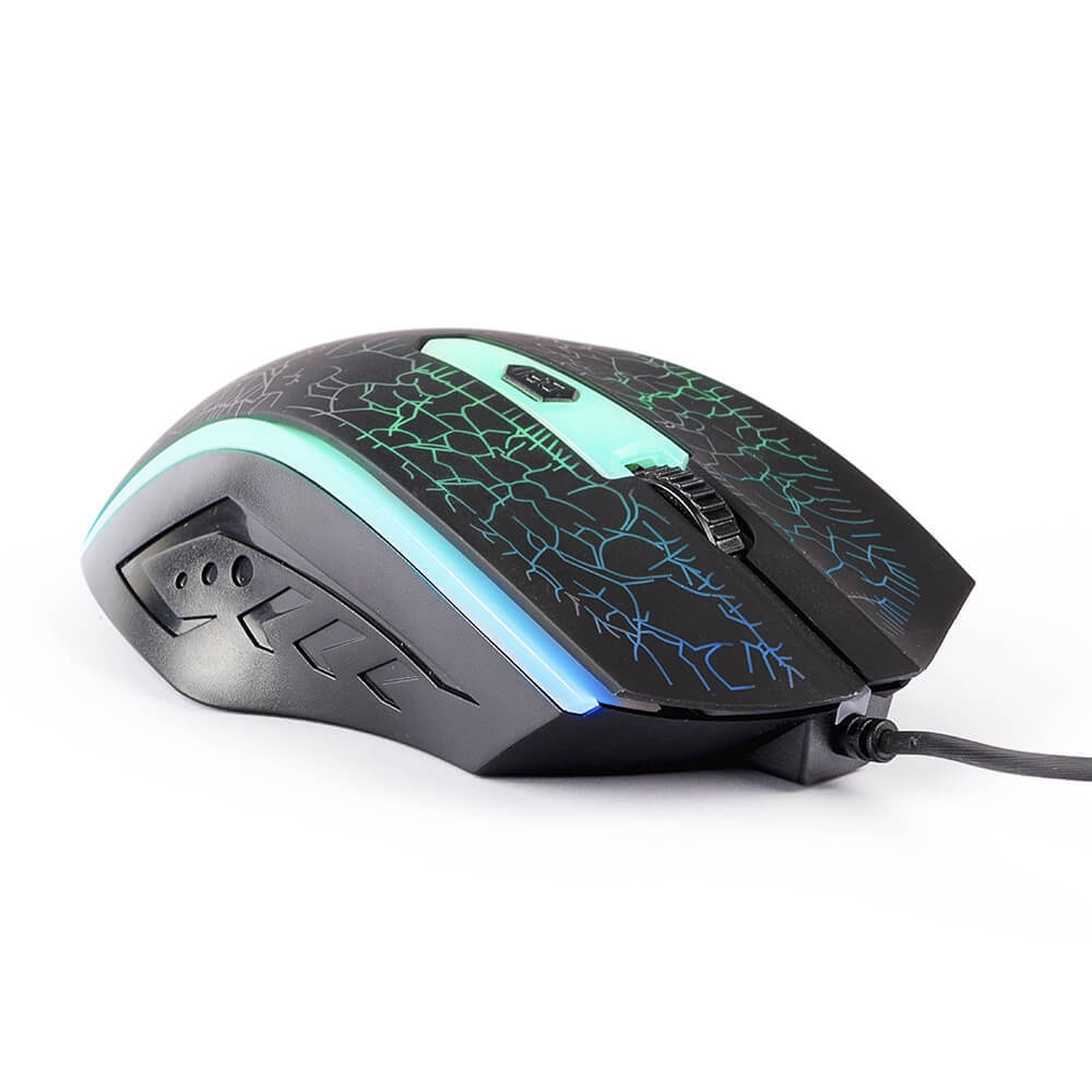 Fashion Mouse Gamer Naceb NA-592 / Retroiluminado - 1200DPI / Negro ...