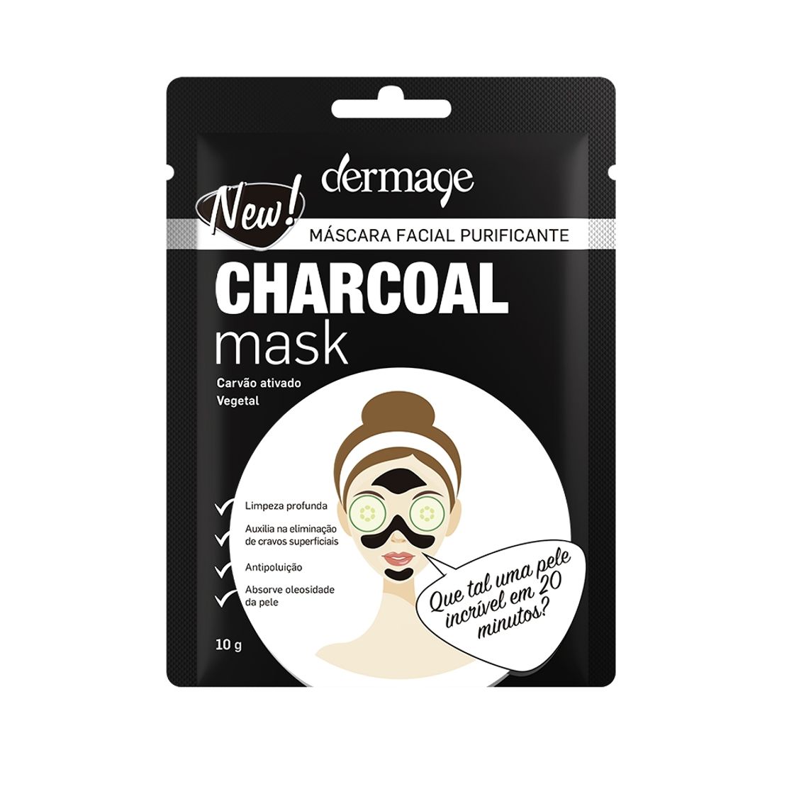 Fashion Máscara Negra Charcoal Dermage | Sephora