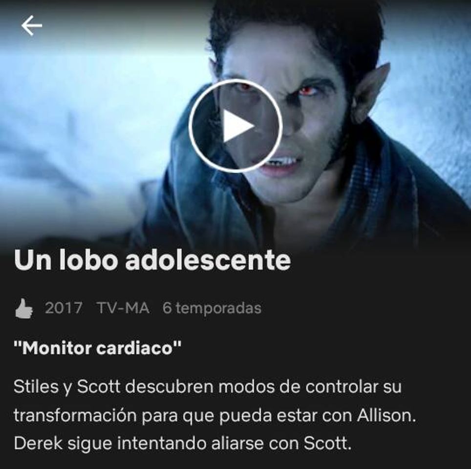 Serie Netflix - Teen Wolf 