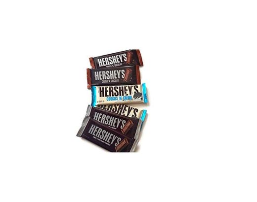Hershey Bar - Juego de 3 barras de galletas y chocolate con