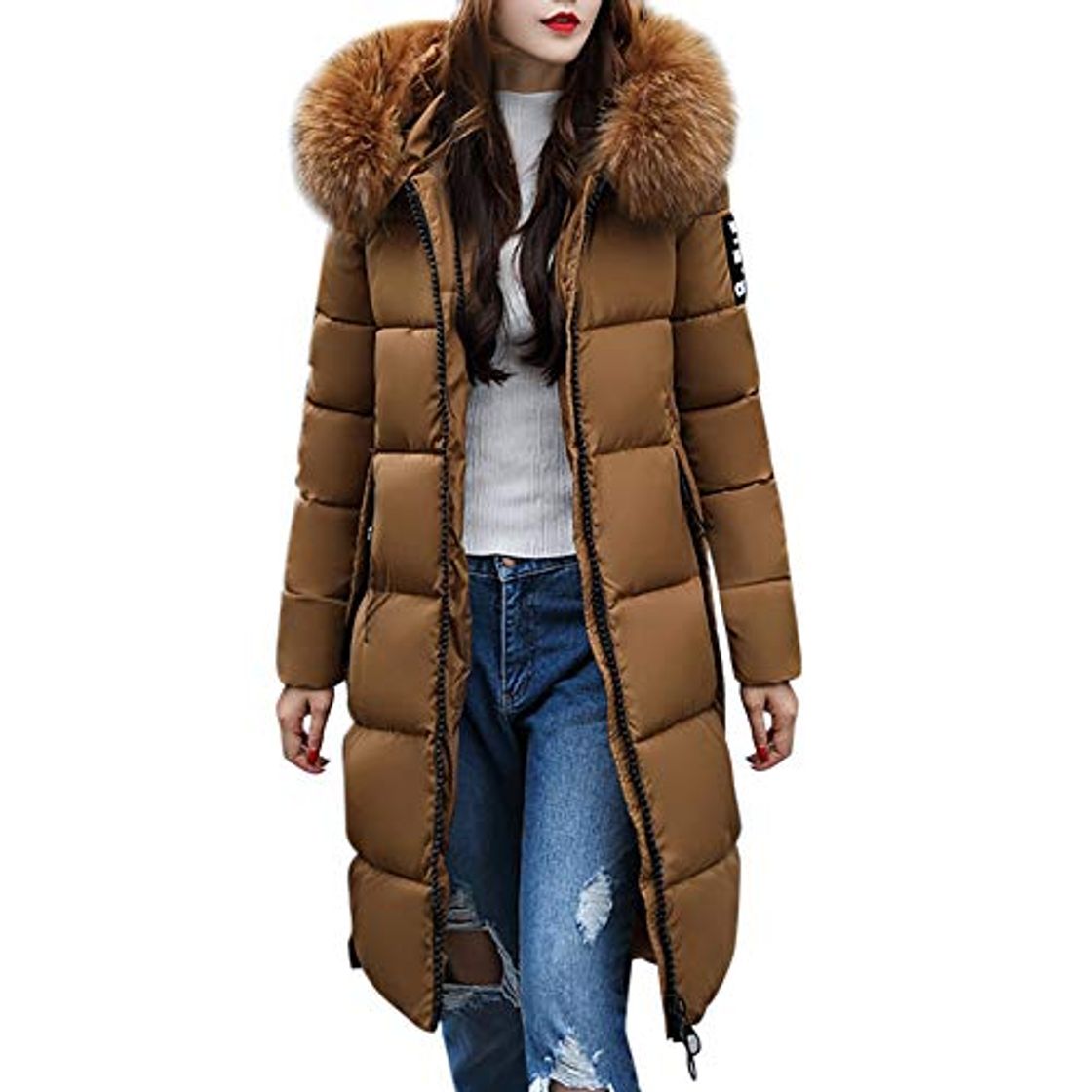 Products OverDose mujer SóLidas Ocasionales Gruesas Invierno Delgado Abajo Lammy Chaqueta Abrigo Abrigo Parka De Invierno Desgaste