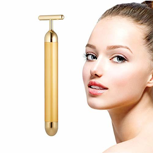 Place Beauty Bar 24k Golden Pulse Facial Massager Barra de belleza dorada Rodillo