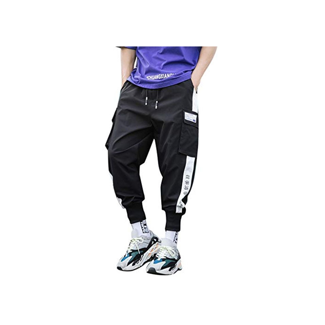 Social Pantalones Hombre Pantalón Casual para Hombre Moda Casual Trabajo Corta Pantalones Pants