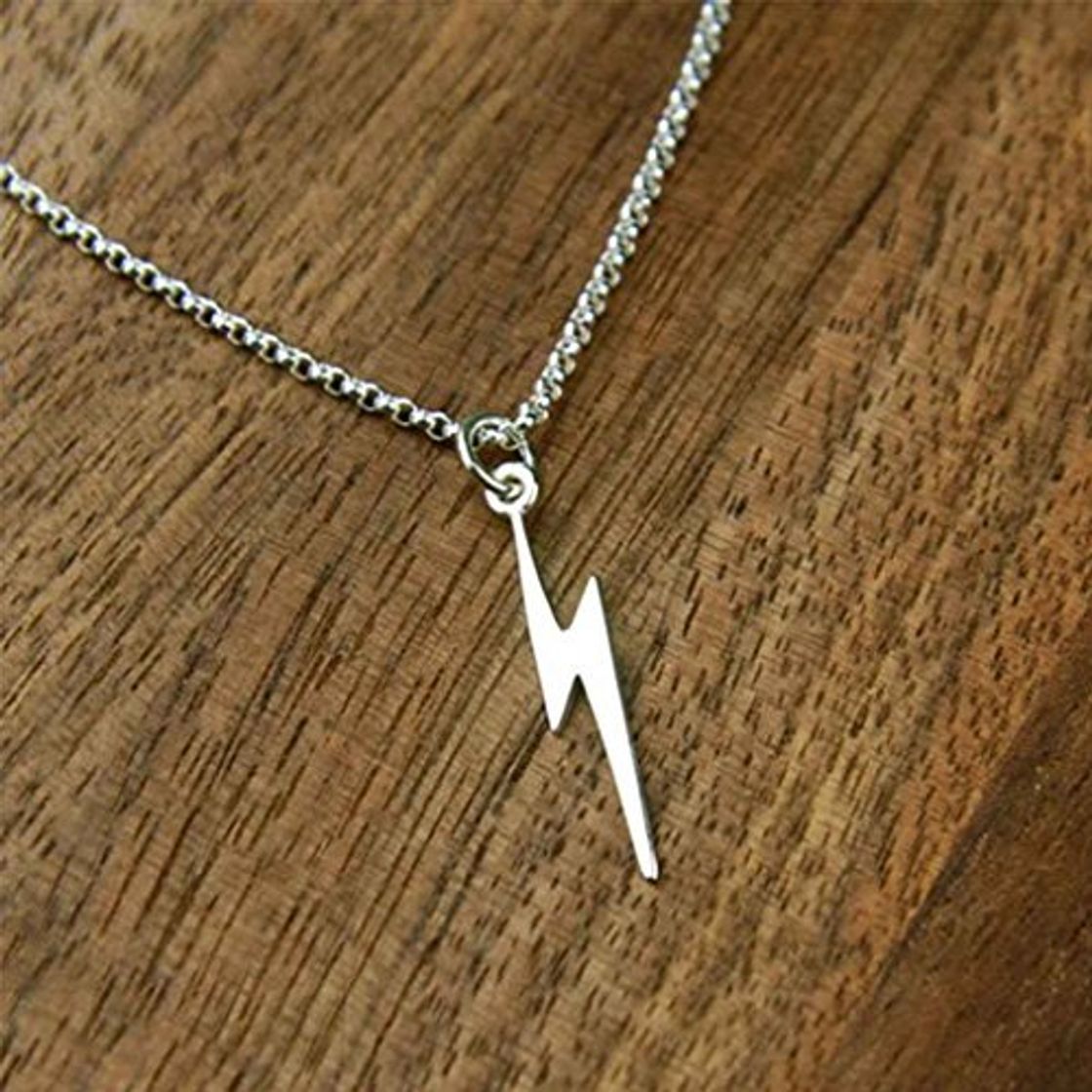 Social Kongnijiwa Joyería Pendiente de un Rayo Plateado aleación Decoración Cadenas joyería para