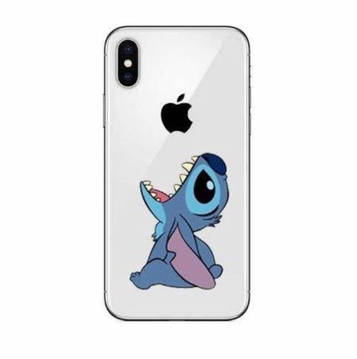 Todo Fundas Compatible con iPhone, Lilo y Stitch Extraterrestre R2D2 Ohana Coffee