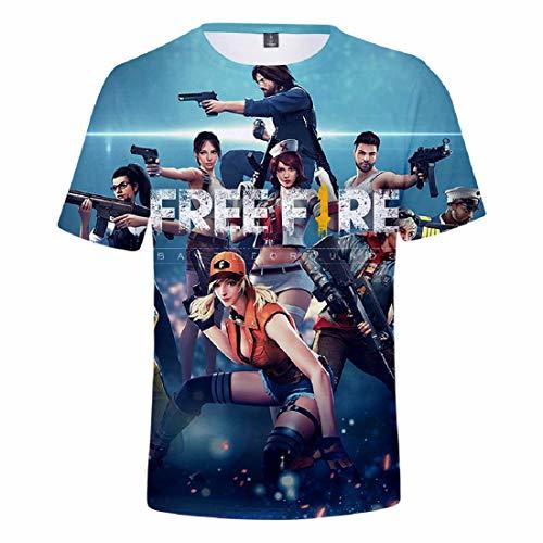 Fashion Free Fire Camisetas Hombre