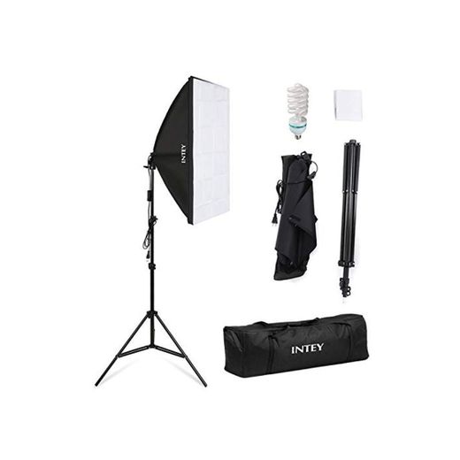 Intey Softbox Iluminacion Kit Fotografia con Luz Continua Ventana de Luz 50x70cm