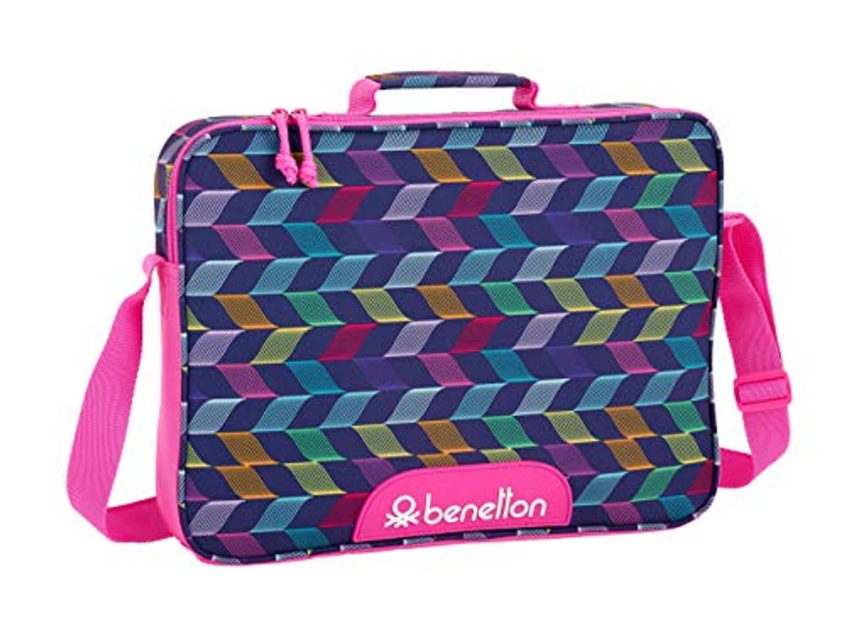 Moda Benetton "Ondas" Oficial Cartera Extraescolares