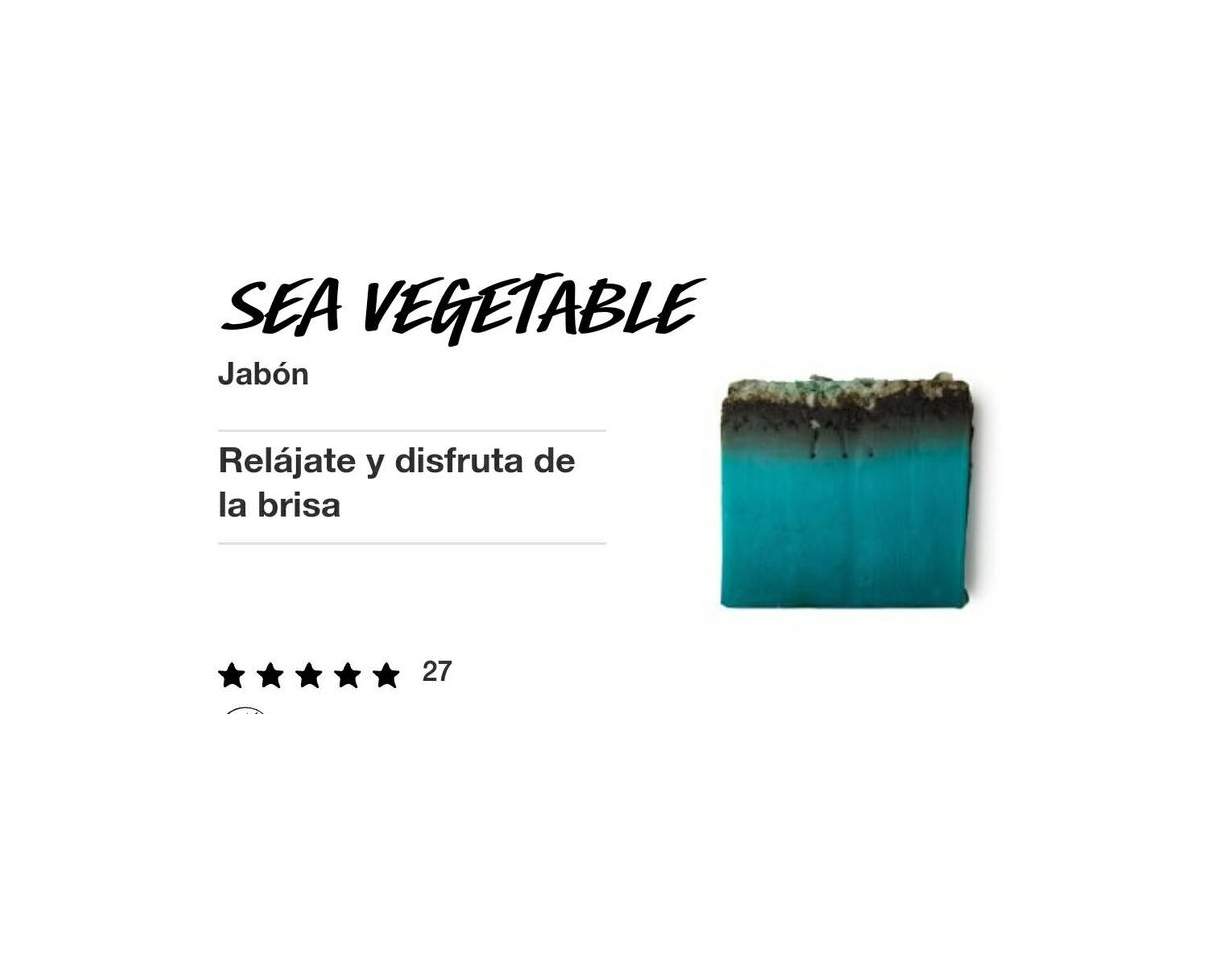 Producto Jabón sólido sea vegetable