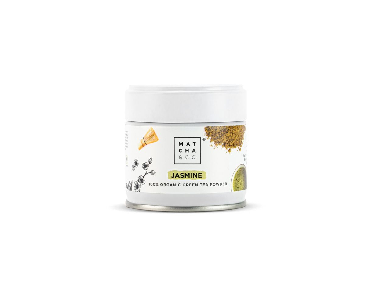 Productos Té verde y Jazmín orgánico en polvo 