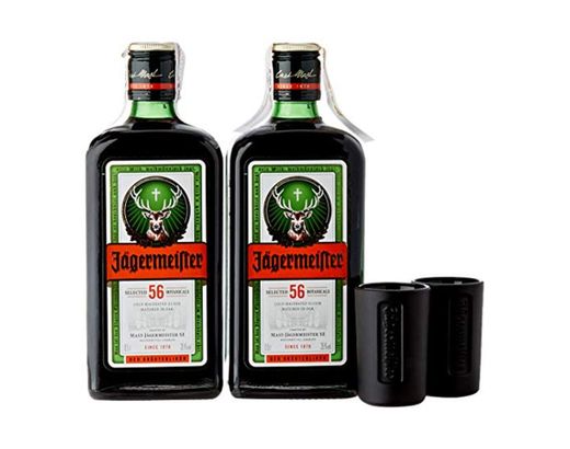 Jagermeister - Licor con 2 Vasos