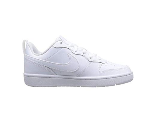 Nike Court Borough Low 2, Zapatillas de Baloncesto para Niños, Blanco