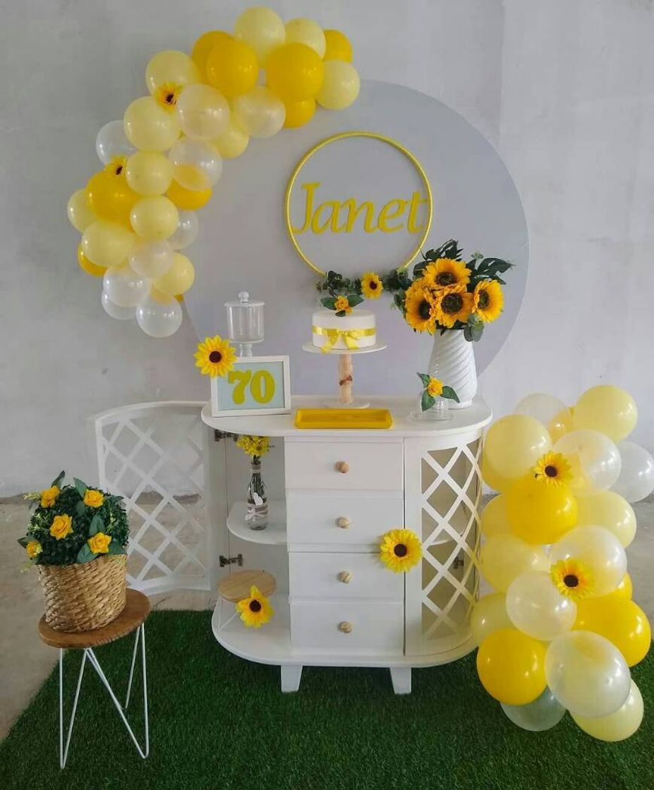 Fashion TEMA GIRASSOL FESTA SIMPLES EM CASA🌻🌻