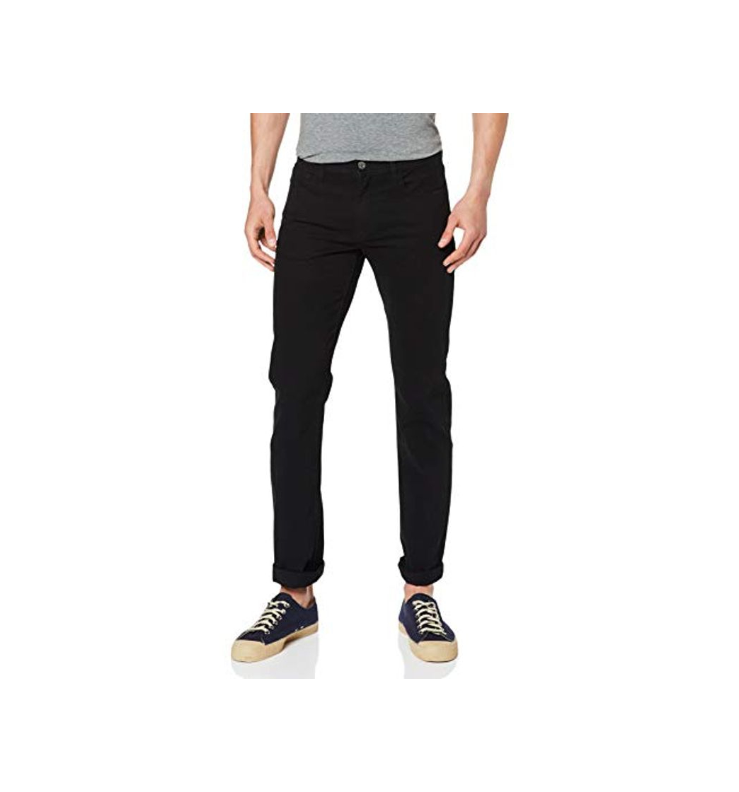 Social Armani Exchange Bull Colour, Straight Denim Vaqueros, Negro