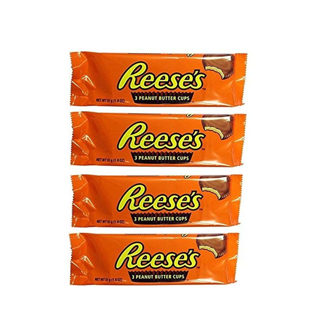 Producto (4x51g) Hershey's Reese's 3 peanut butter cup al La mantequilla de maní