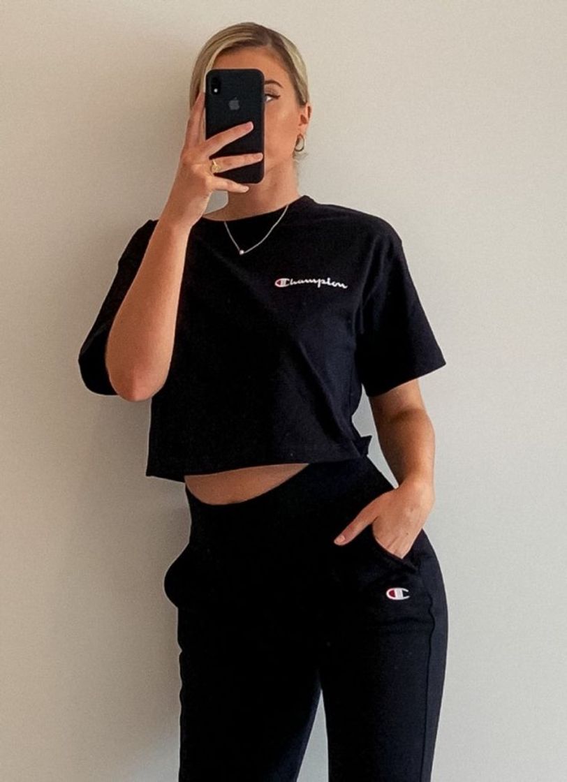 Social Shop Heritage Crop Tee - Black | Peppermayo