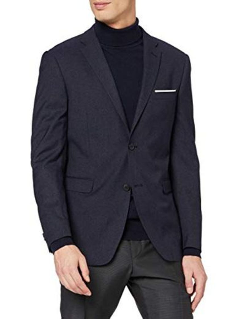 Fashion ESPRIT Collection Premium 037EO2G020, Chaqueta de Traje para Hombre, Azul