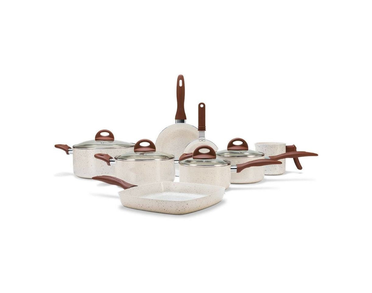 Social Conjunto Panelas Life Smart Plus Revestimento Cerâmico 8 pç