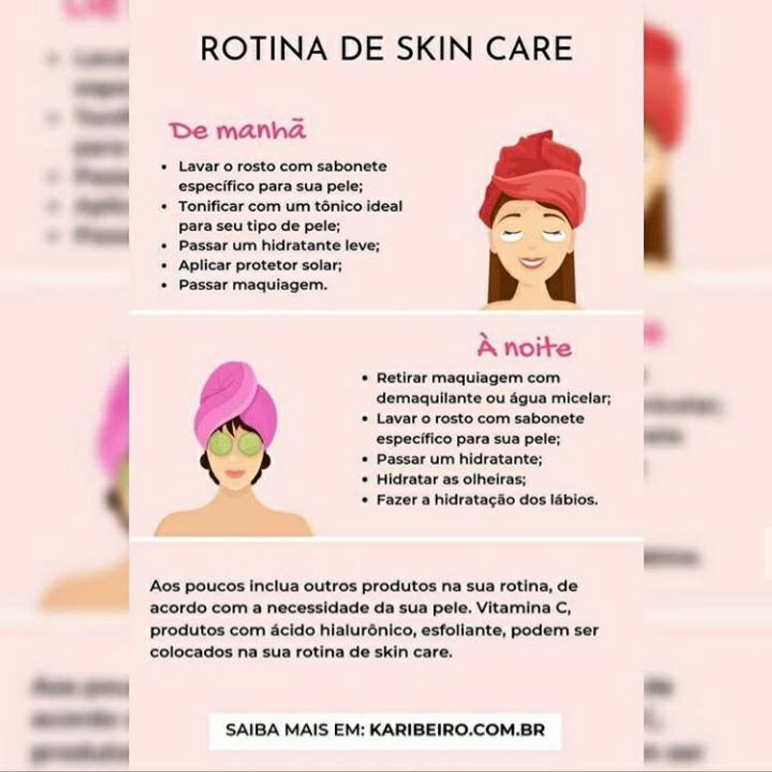 Moda rotina de skin care🧖