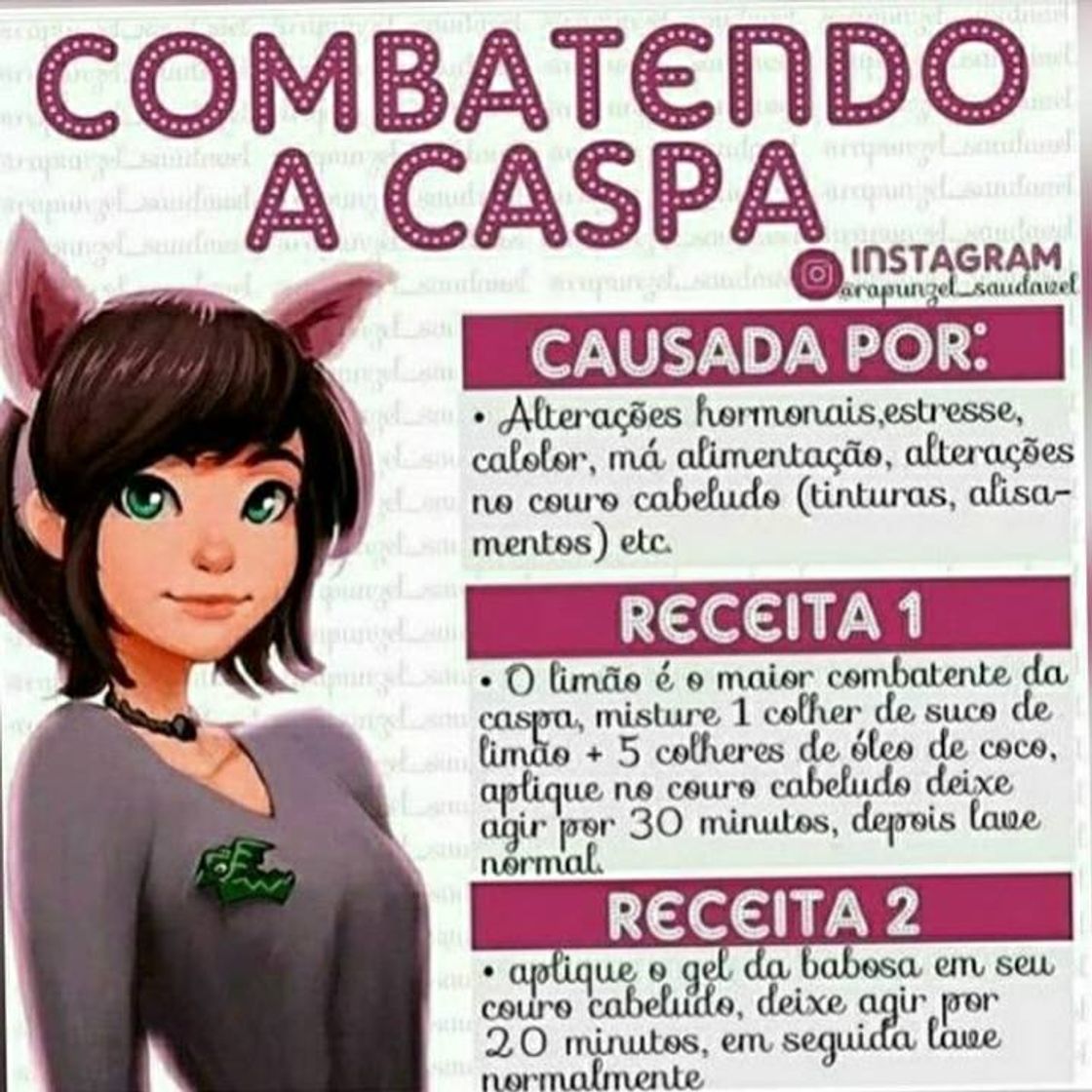 Moda Combatente a caspa 💁