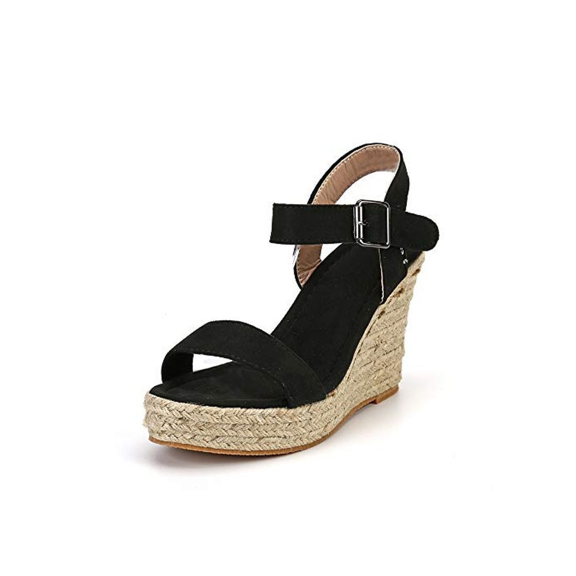 Moda Sandalias Cuña Mujer Verano Plataformas Chanclas Correa de Tobillo Sandalias Punta Abierta