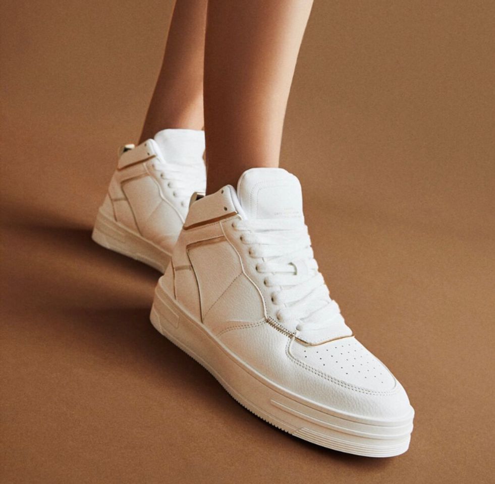 Social Zapatillas Estilo Bota•Metalizada🤍