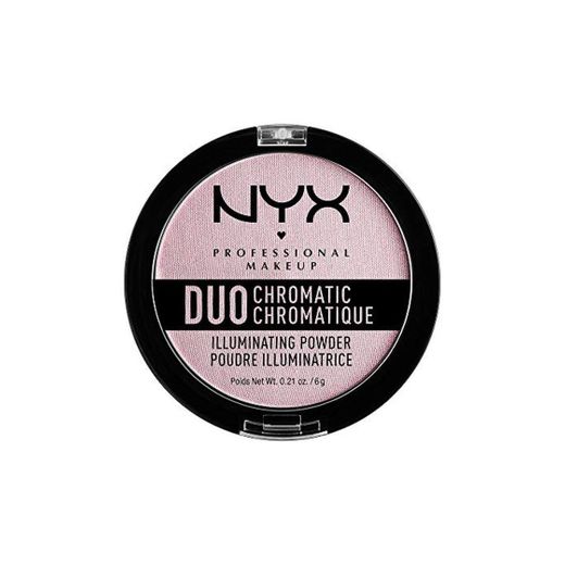 Nyx Professional Makeup Polvos Iluminadores Duo Chromatic Tono  2  Lavender