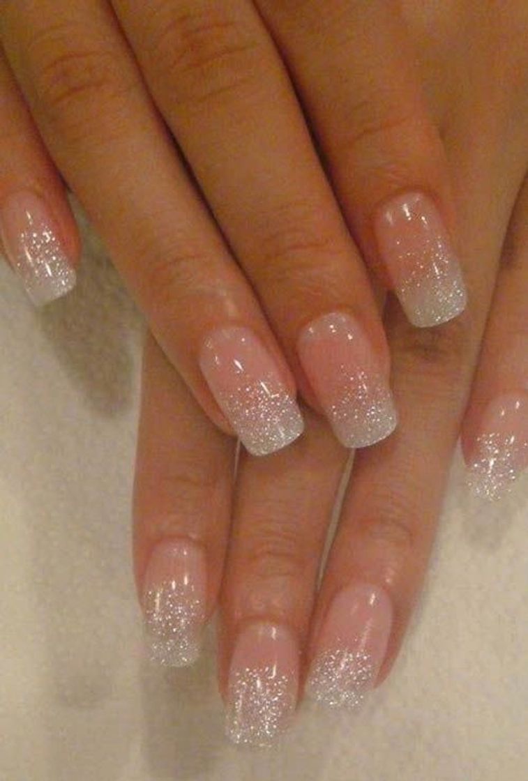 Fashion Unhas com Glitter 