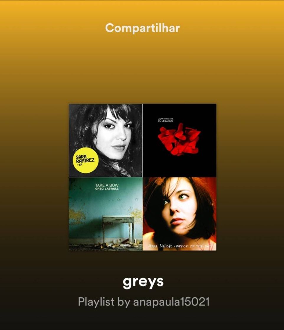 Canciones Play list greys anatomy, pra quem é louco pela série 