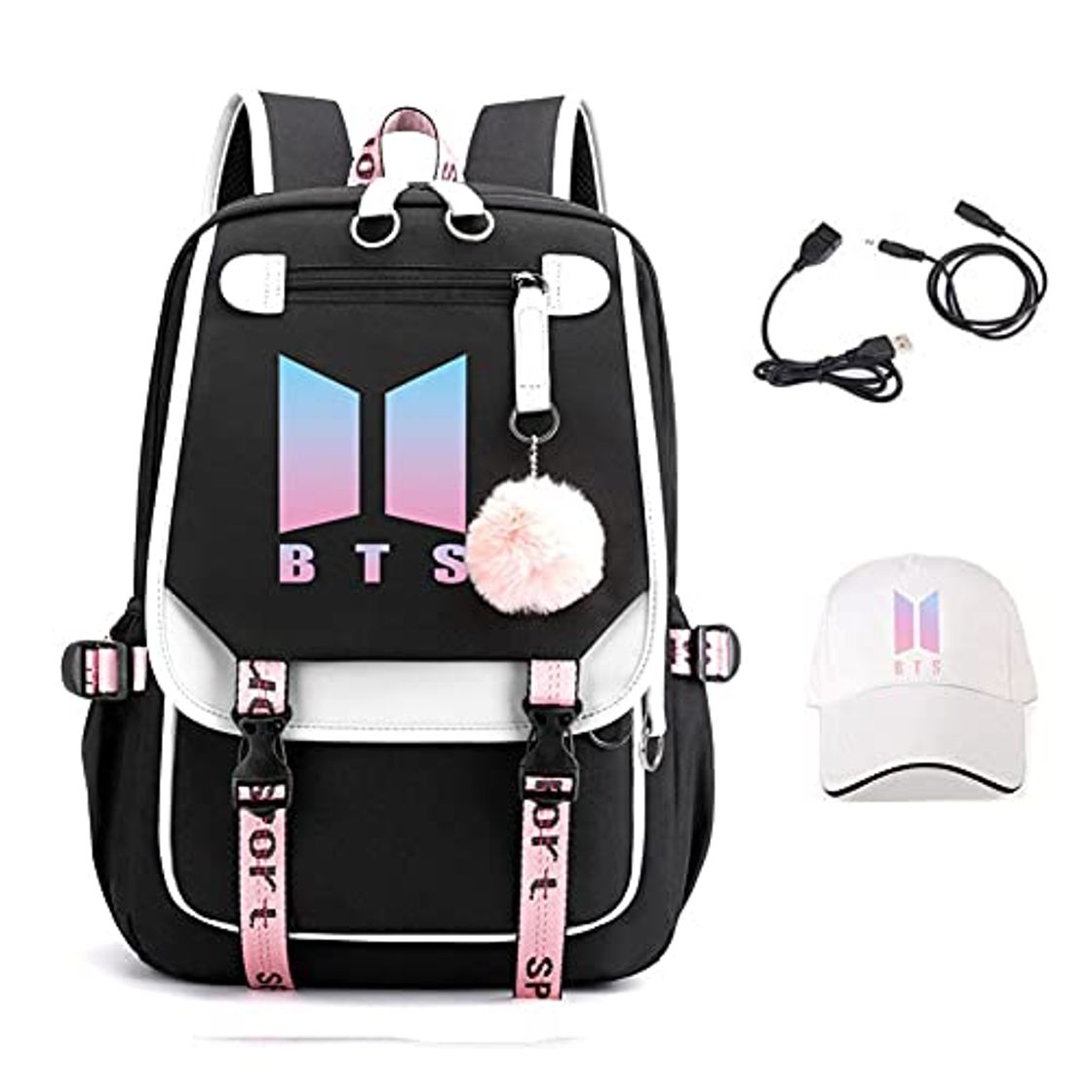 Fashion Snoa BTS Mochila