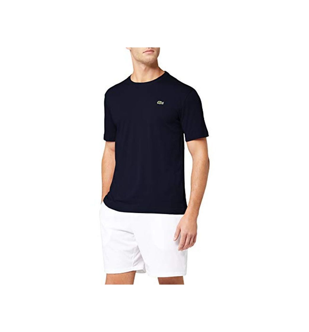 Social Lacoste TH7618, Camiseta para Hombre, Azul