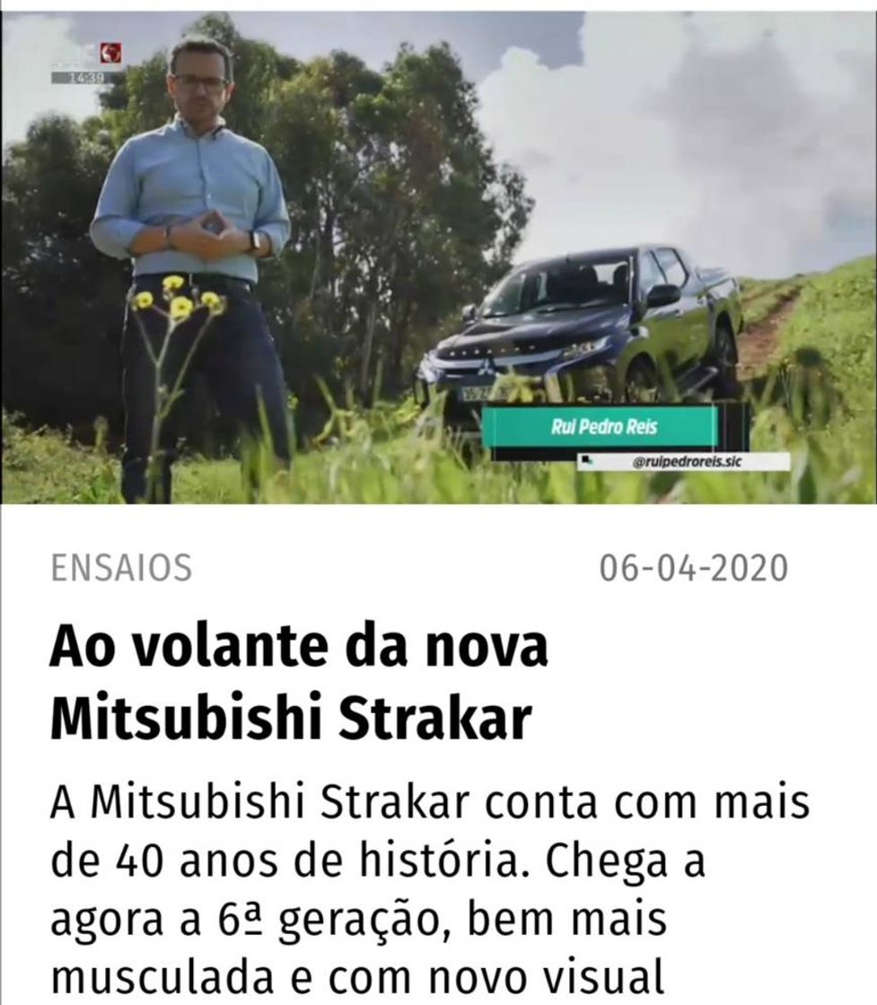 Moda Ao volante da nova Mitsubishi Strakar | VolanteSIC