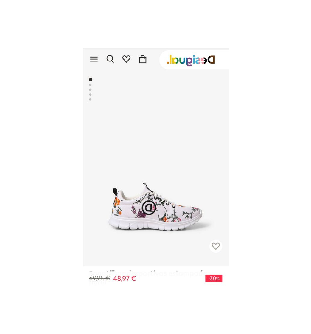 Social Sapatilhas desportivas estampado floral