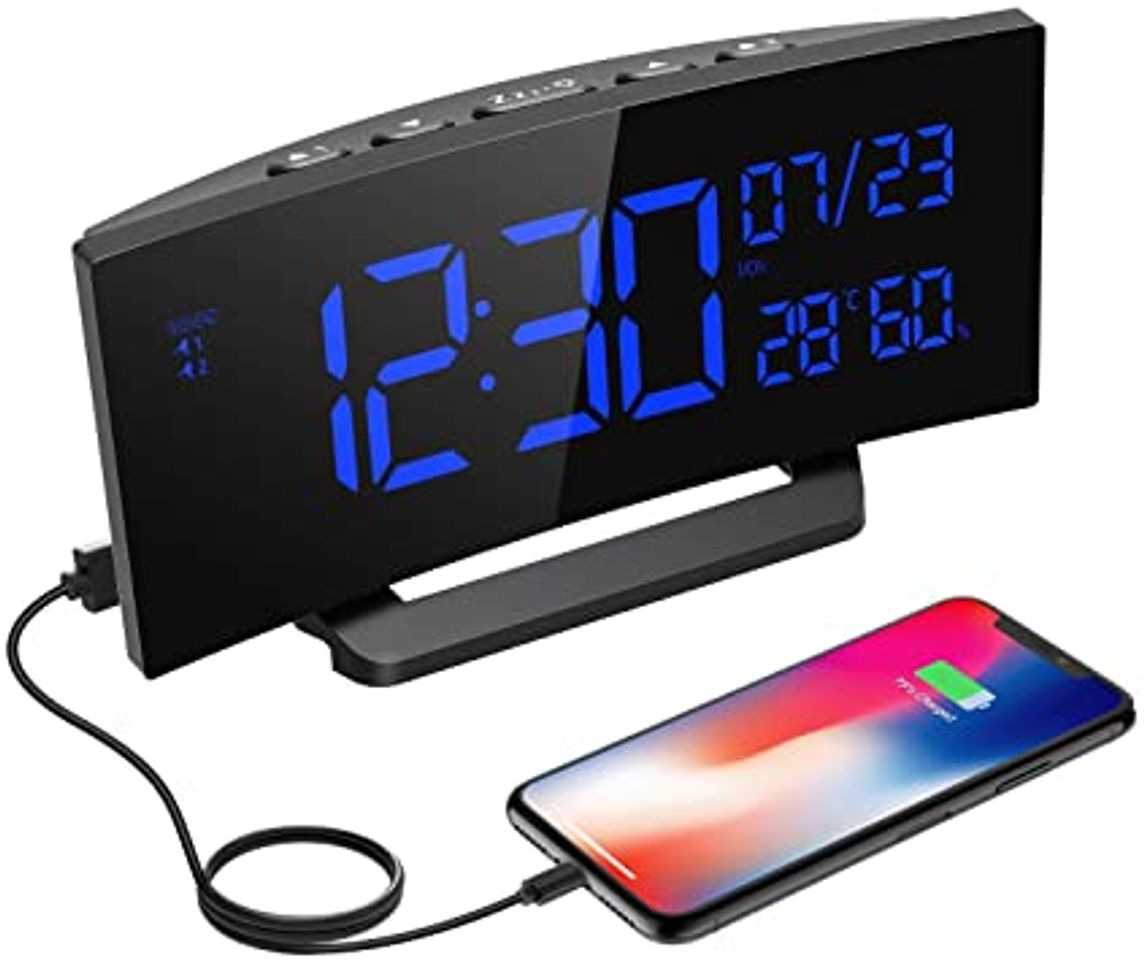 Social Mpow Radio Despertador Digital Proyector