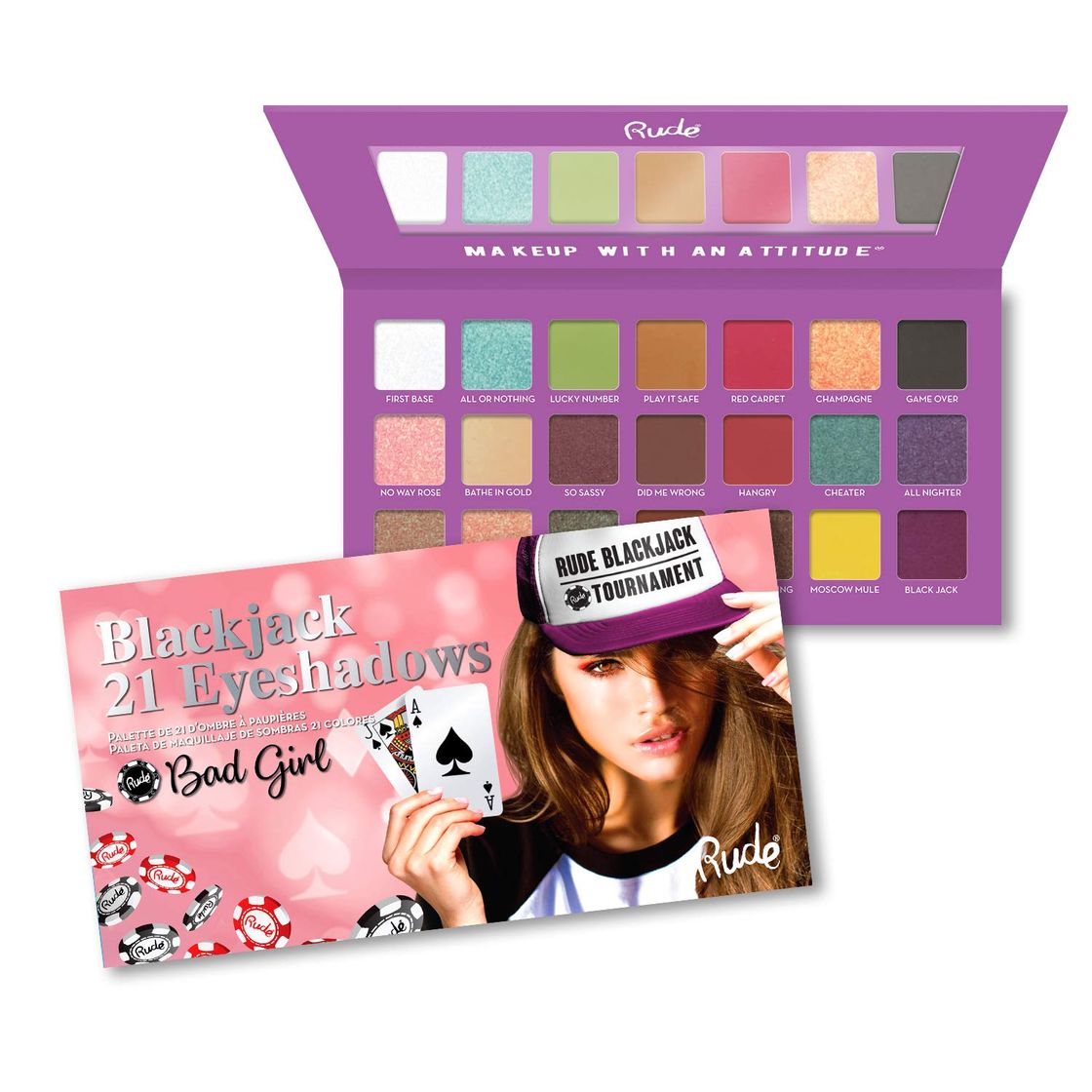 Moda Blackjack 21 eyeshadows bad girl