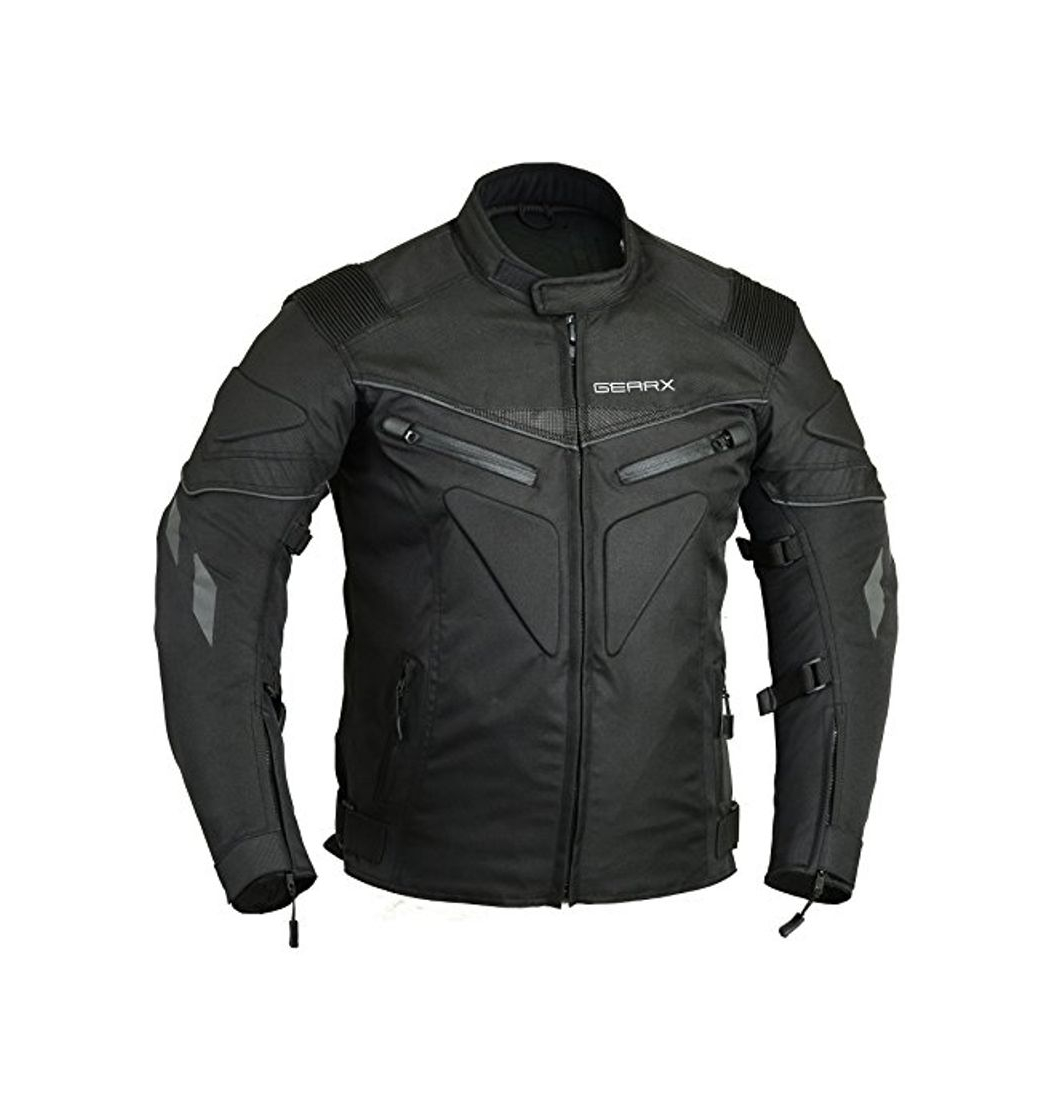 Producto Espina Padded Chaqueta para La Motocicleta Impermeable Transpirable con Armours