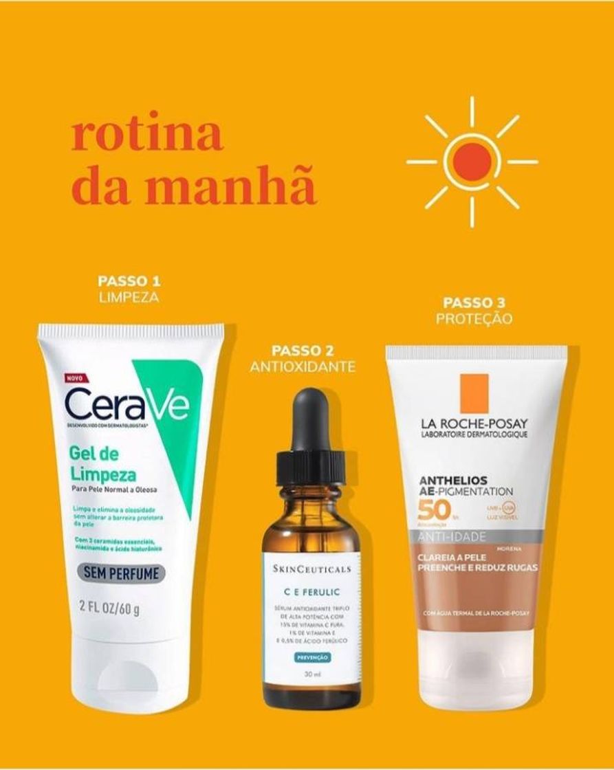 Moda Uma Rotina de skincare