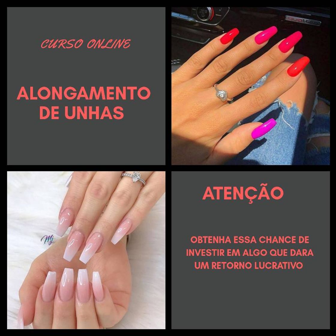 Fashion CURSO DE ALONGAMENTO DE UNHAS 